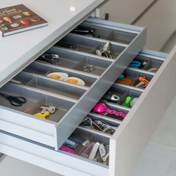 Junk Drawer Upgrade #kitchen #hacks #organization #decorhomeideas