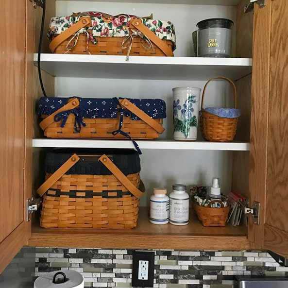 Picnic Basket Organization #kitchen #hacks #organization #decorhomeideas