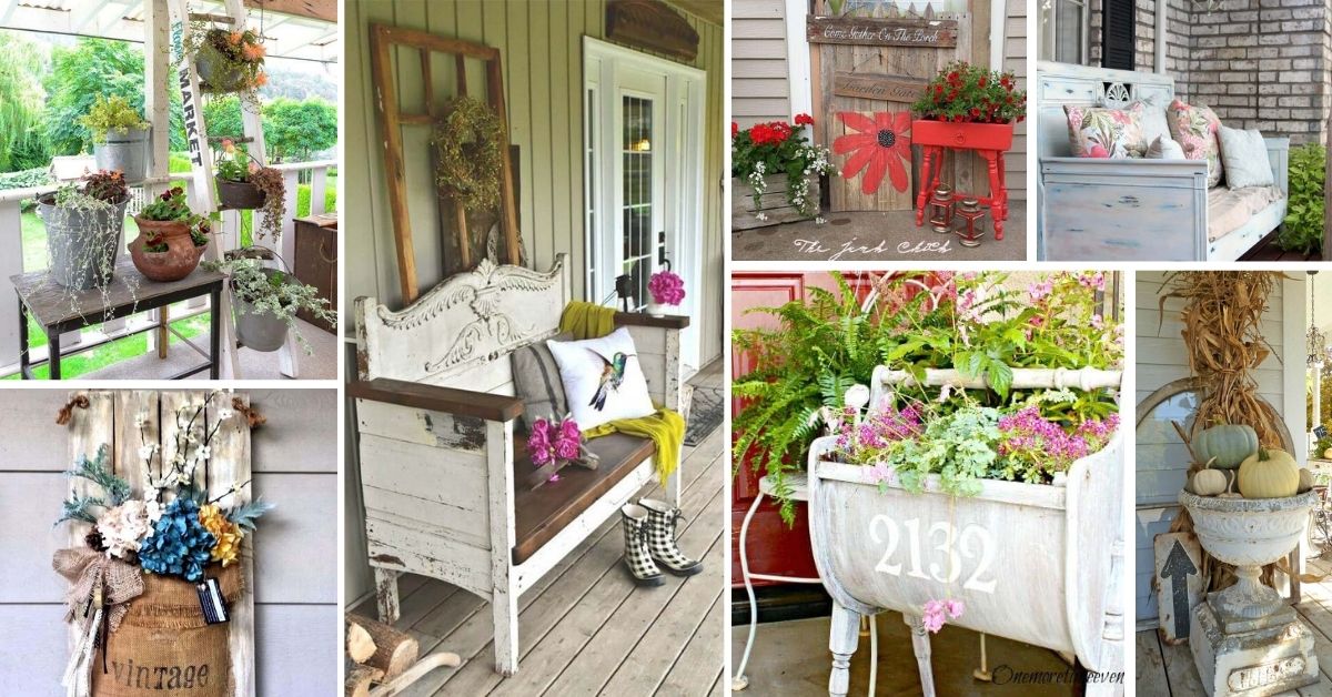 Rustic Vintage Porch Decor Ideas