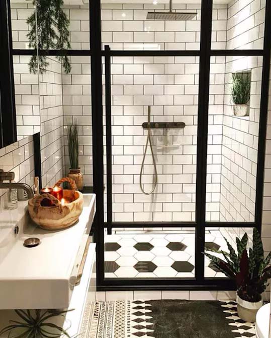 Stretch-Bond Pattern for Classic Appeal #showertile #bathroom #decorhomeideas