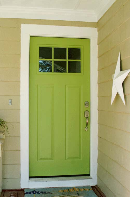 All Things Green Inspired Front Door #farmhouse #frontdoor #decorhomeideas