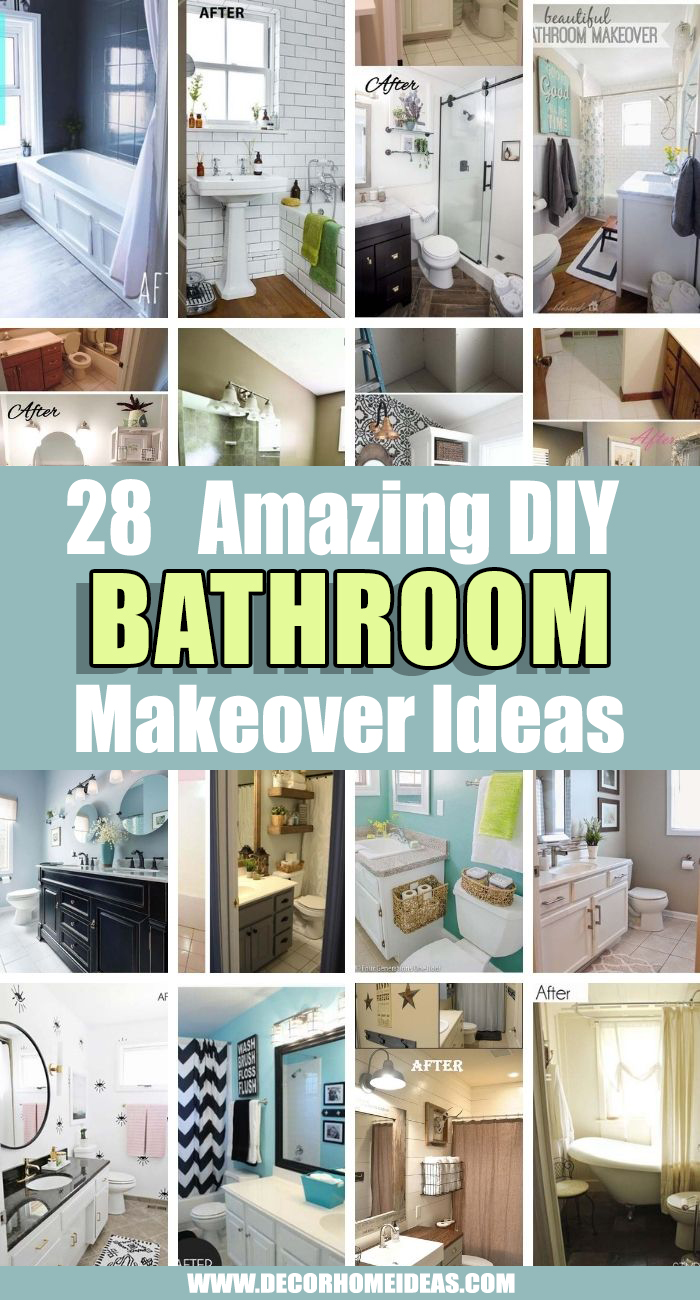 28 Amazing Bathroom Makeover Ideas You Can Actually Afford Decor Home