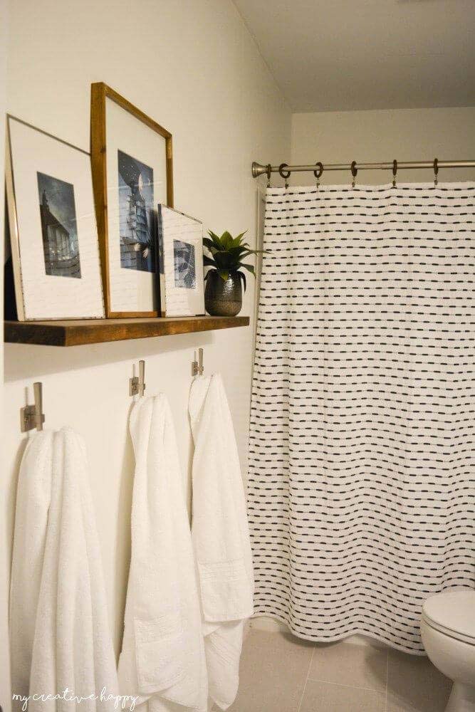 Clean and Cozy Gender Neutral Bathroom #bathroom #decor #decorhomeideas