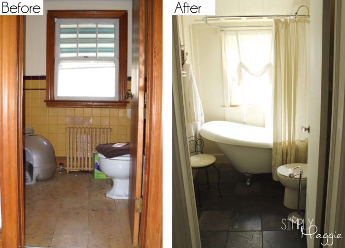Consider Present Plumbing When Choosing Updates #bathroom #makeover #decorhomeideas