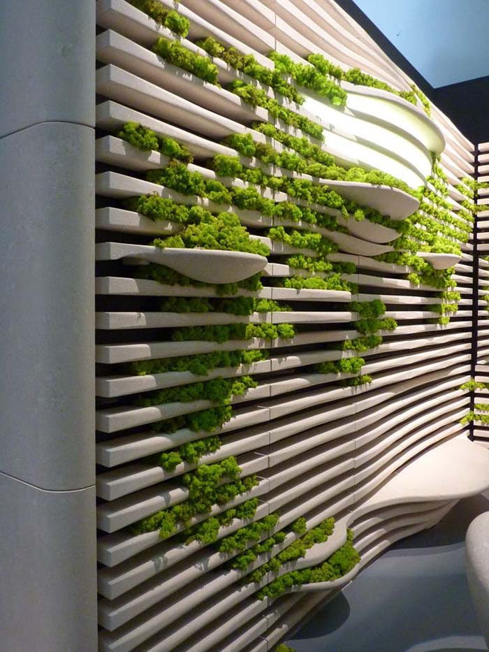 Imaginative Innovation is the Wellspring of This Vertical Garden Idea #verticalgarden #garden #decorhomeideas