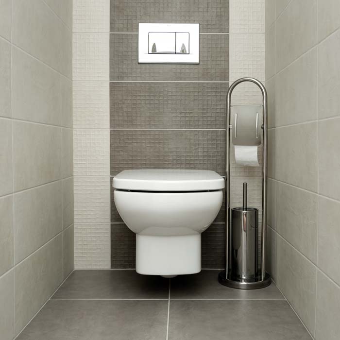 Install A Hanging Toilet #tricks #smallbathroom #decorhomeideas