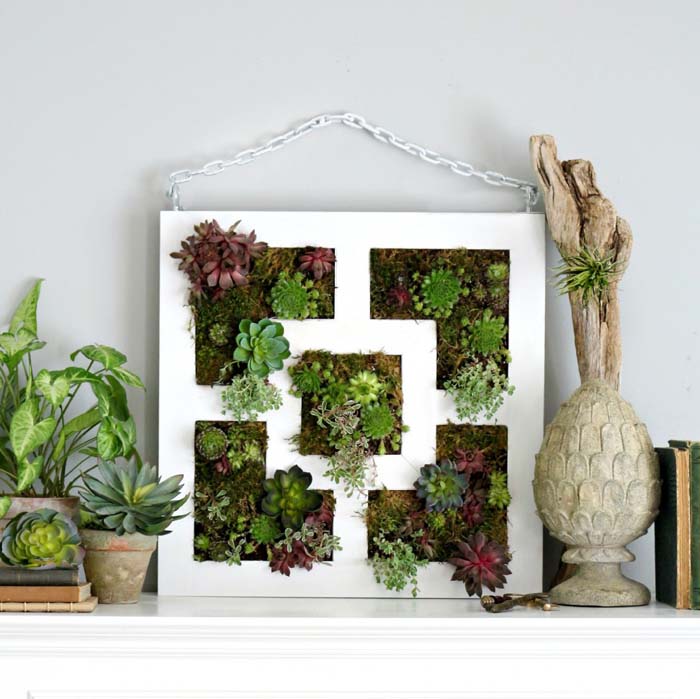 No Space is too Small for a Vertical Garden #verticalgarden #garden #decorhomeideas