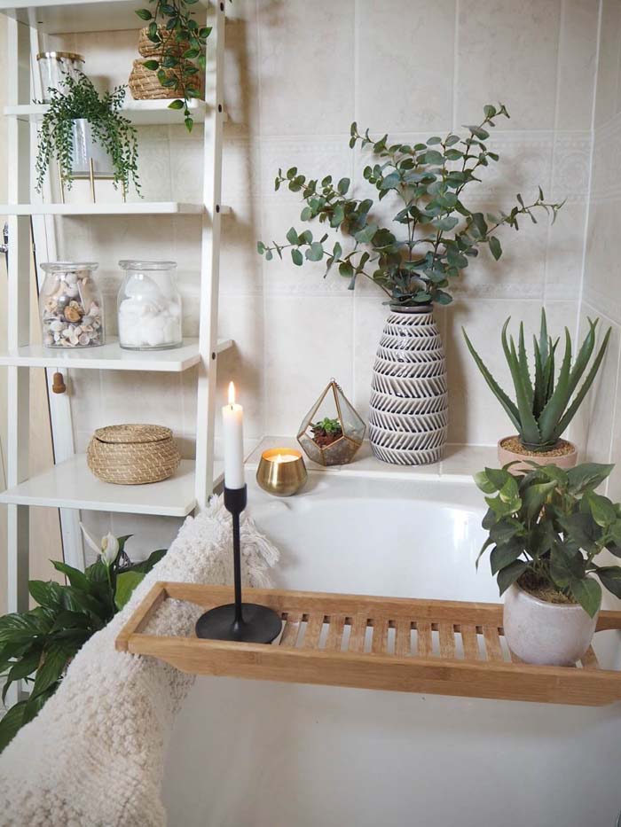 Plant Lady’s Potty Paradise Palace #bathroom #decor #decorhomeideas