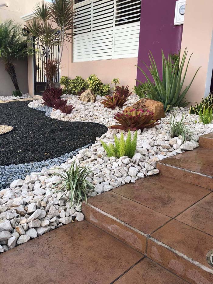 Protect Unique Plants with Rock Hardscaping #smallgarden #gardendesign #decorhomeideas