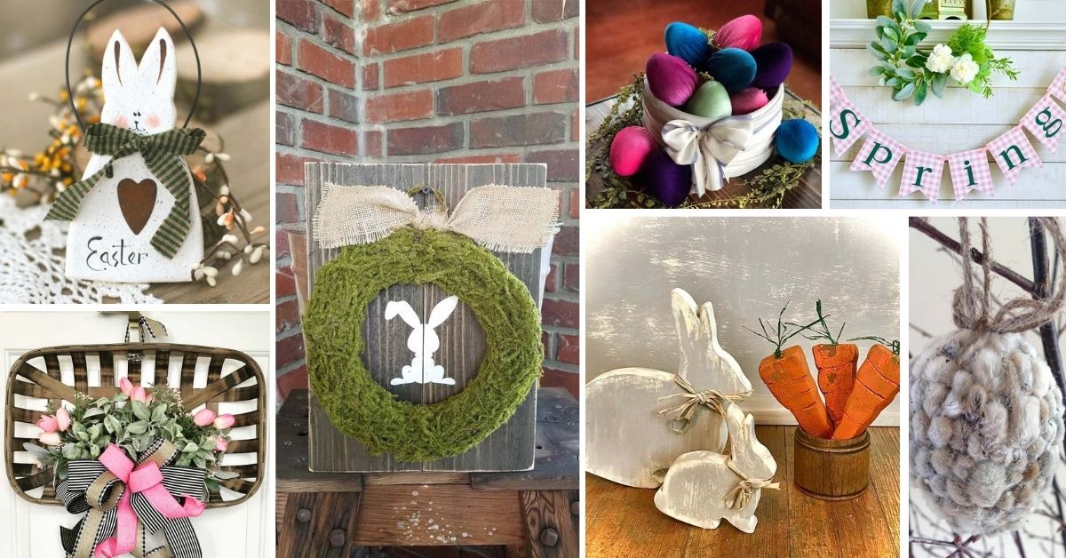 Rustic Easter And Spring Decorations