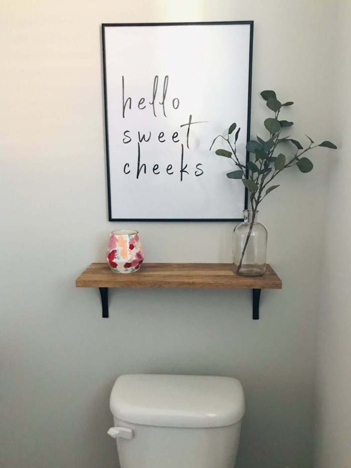 Simply Spunky and Fresh Bathroom Decor #bathroom #decor #decorhomeideas