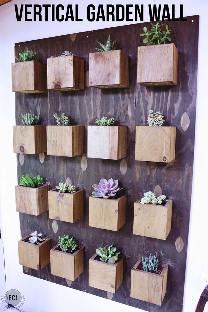 Sophisticated Home Decor From Recycled Wood #verticalgarden #garden #decorhomeideas