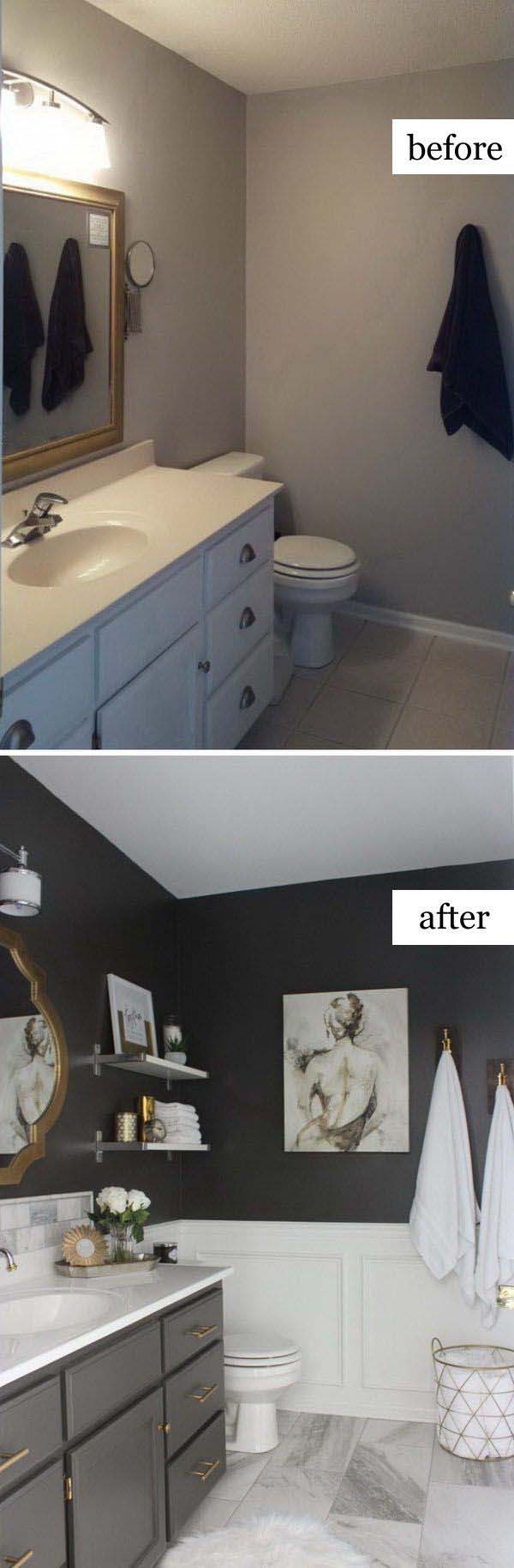 Total Transformation is Possible on a Budget #bathroom #makeover #decorhomeideas