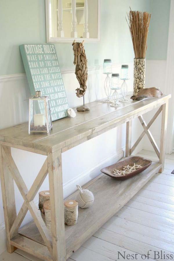 Use a Single, Bright Focal Point #rusticentryway #farmhouse #decor #decorhomeideas