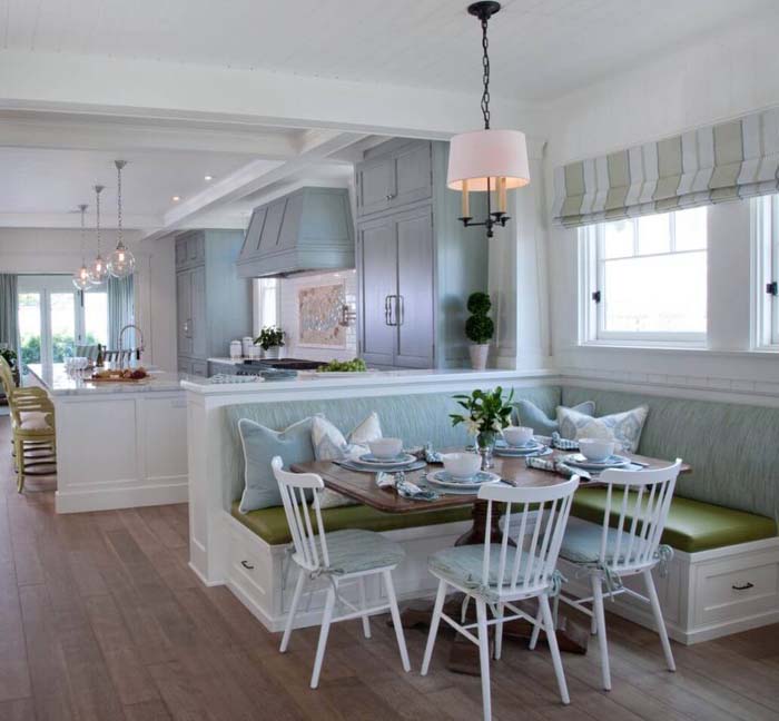 A Cozy Dining Area with Candle Lighting #beachhouse #interiordesign #decorhomeideas