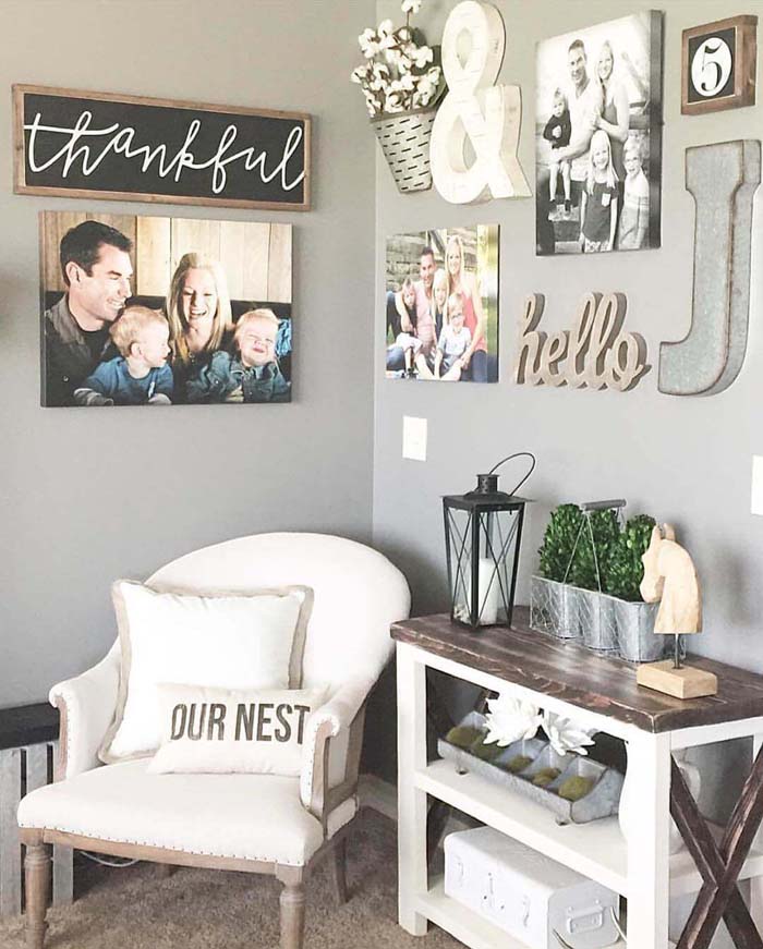 A Cozy Nook for Reminiscing #family #homedecor #decorhomeideas