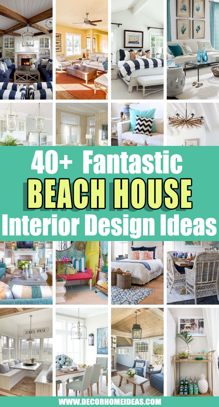 Best Beach House Interior Design Ideas. If you are in love with sun, beach and sand then these amazing beach house interior design ideas are what you need to make your home feel like a holiday escape. #decorhomeideas