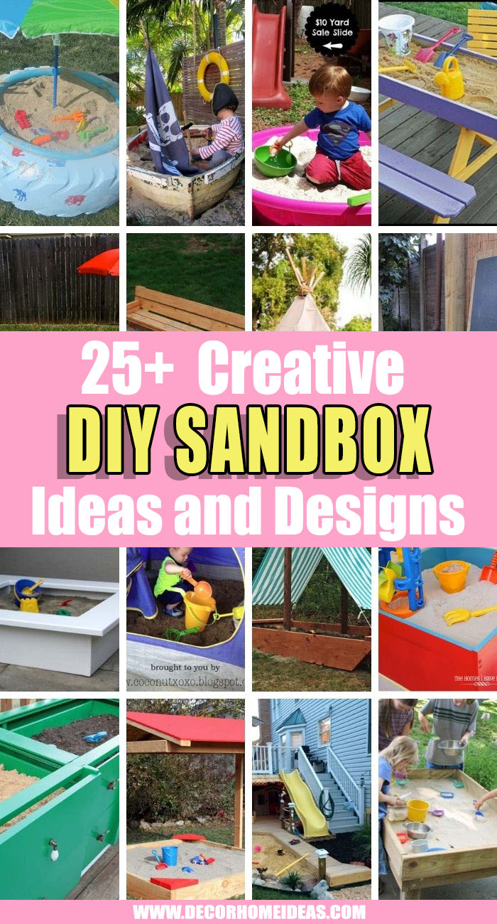 Bring a piece of the beach to your backyard with these amazing DIY Sandbox Ideas that your kids will fall in love with. They are easy and fun to DIY.
