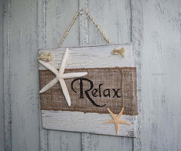 A Daily Reminder to Relax #nauticalbathroom #bathdecor #decorhomeideas