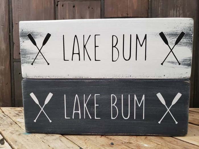 Decorative Lake Bum Bathroom Box #nauticalbathroom #bathdecor #decorhomeideas