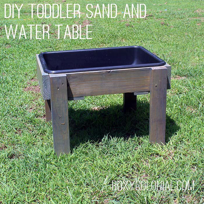 DIY Toddler Sand Table #diy #sandbox #decorhomeideas