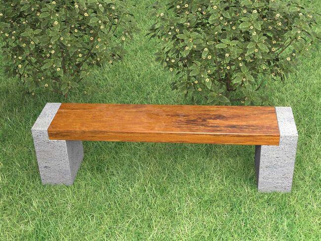 Nature Loving Forest Meadow Bench #diy #outdoorbench #decorhomeideas