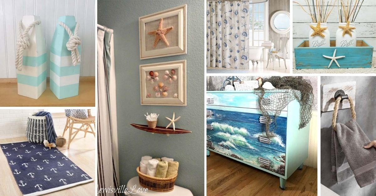 52 Best Nautical Bathroom Ideas And, Anchor Themed Bathroom Accessories