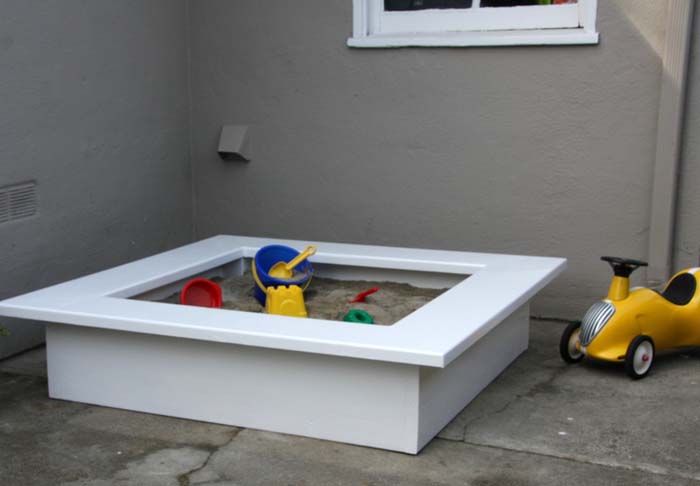 New Improved Sandbox #diy #sandbox #decorhomeideas