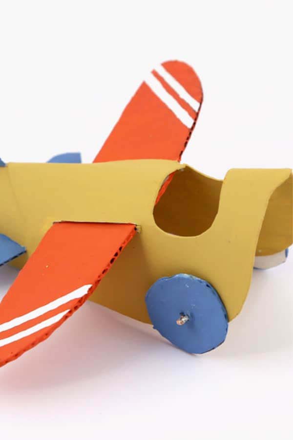 Paper Roll Airplane #kidscrafts #toiletpaperroll #decorhomeideas