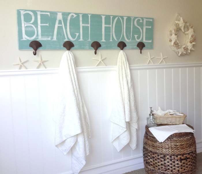 Your Very Own Beach House #nauticalbathroom #bathdecor #decorhomeideas