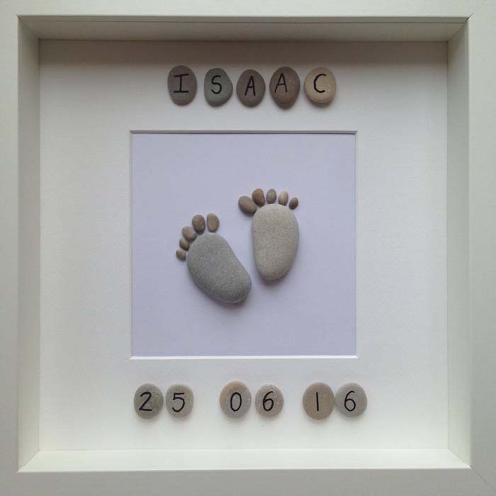 A Darling Stone Baby Memento #homedecor #pebbles #rocks #decorhomeideas