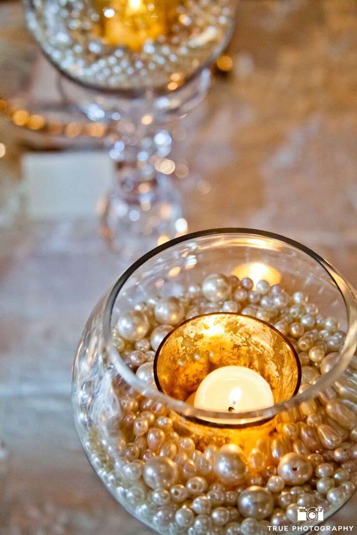 Burning Baubles Wedding Table Decorations #candledecorations #candles #homedecor #decorhomeideas