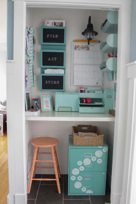 Closet Command Central Station #commandcenter #organization #diy #decorhomeideas