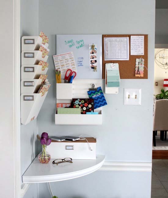 Corner Command Center #commandcenter #organization #diy #decorhomeideas