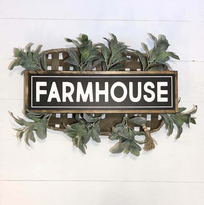 Customized Wooden Farmhouse Sign DГ©cor #farmhouse #walldecor #decorhomeideas