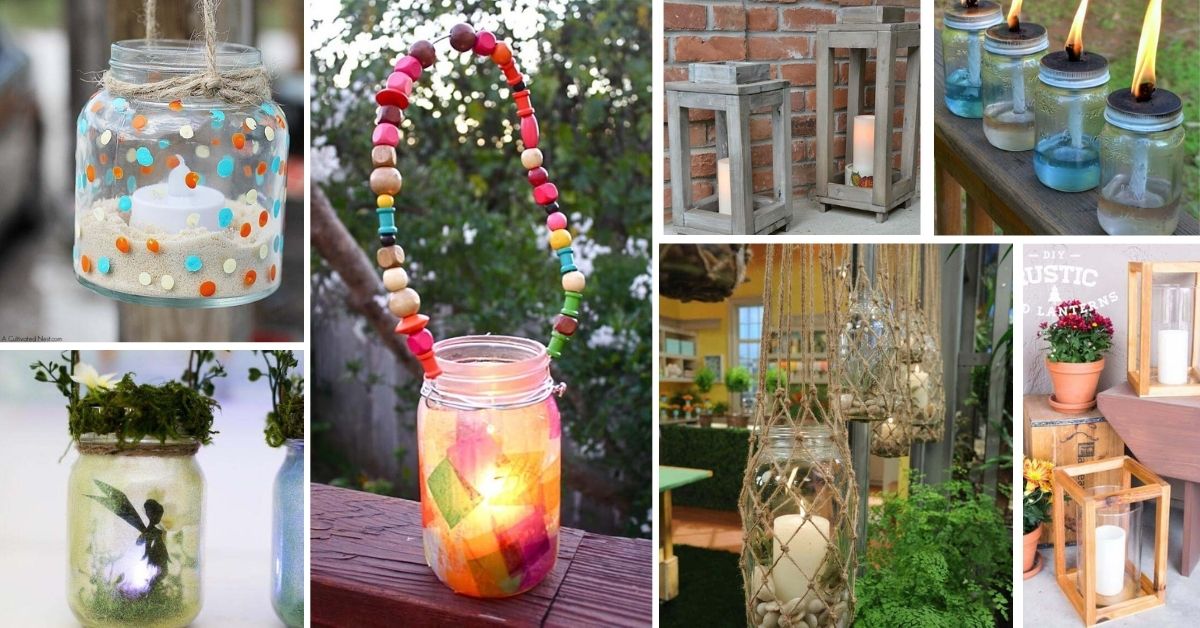 DIY Garden Lantern Ideas