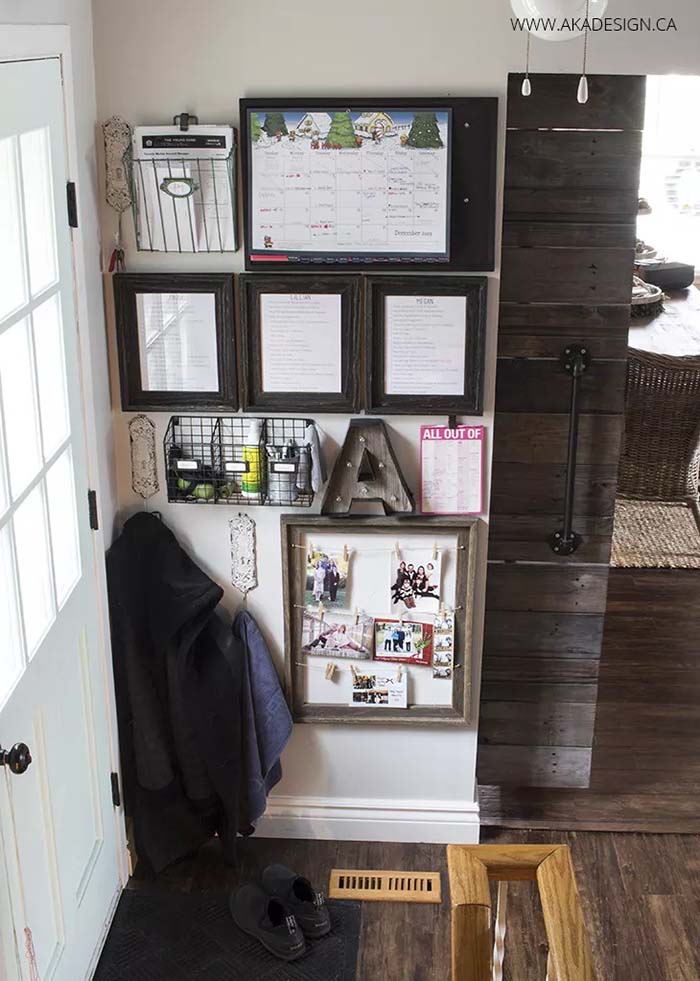 Family Command Center #commandcenter #organization #diy #decorhomeideas