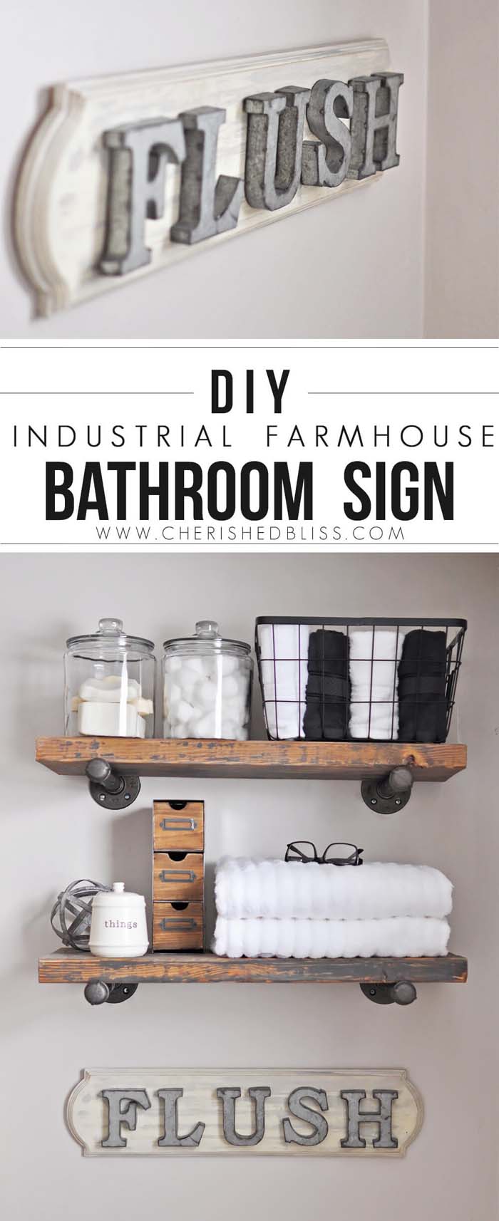 Farmhouse Wall Decor Ideas for Bathrooms #farmhouse #walldecor #decorhomeideas