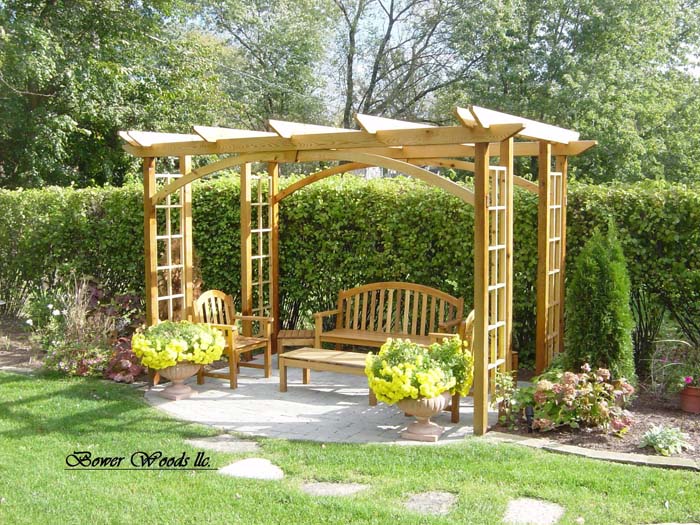 Garden Gazebo Style Pergola #pergola #pergolaideas #pergoladesign #decorhomeideas