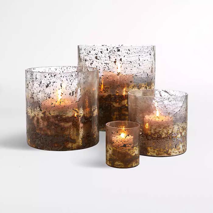 Glass Hurricane Candle Holder #candledecorations #candles #homedecor #decorhomeideas