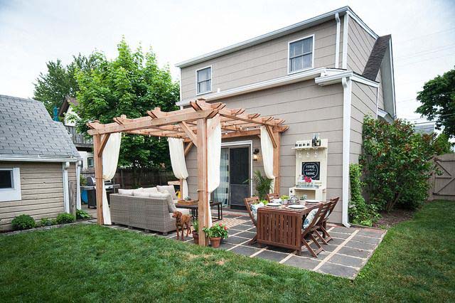 Large Pergola #pergola #pergolaideas #pergoladesign #decorhomeideas