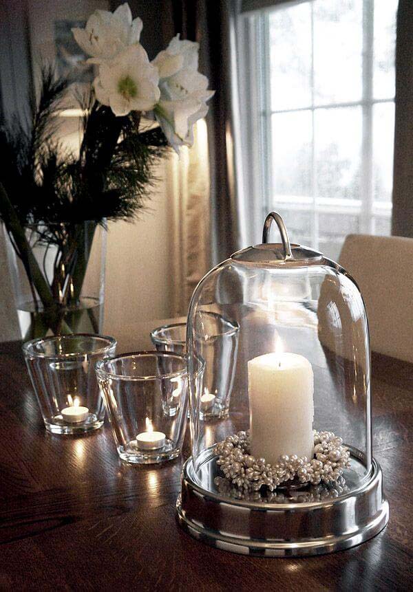 Mixed Forms Minimalist Centerpiece #candledecorations #candles #homedecor #decorhomeideas