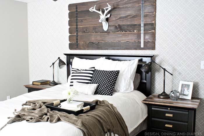 Modernist Cabin Faux Deer Mount #farmhouse #walldecor #decorhomeideas