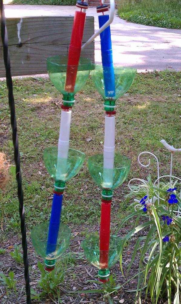 Recycled Soda Bottles Rain Chains #diyrainchain #rainchain #decorhomeideas