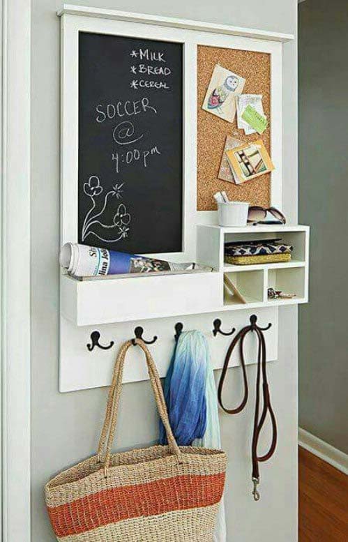 Simple Command Center #commandcenter #organization #diy #decorhomeideas