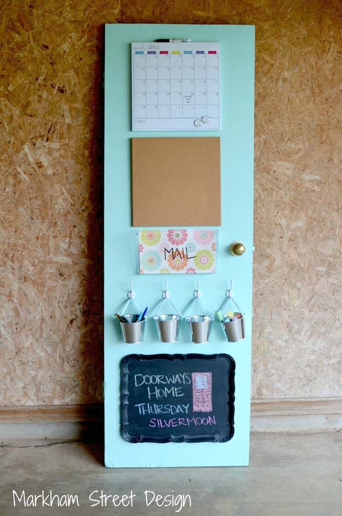 Small, Compact Door Design #commandcenter #organization #diy #decorhomeideas