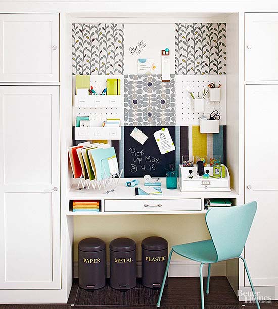 Small Desk Command Center #commandcenter #organization #diy #decorhomeideas