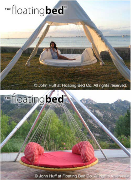 La cama flotante #gardenswing #swingplans #decorhomeideas