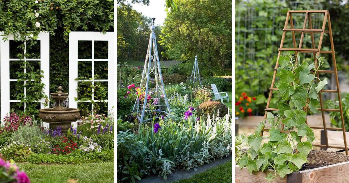 30 unique garden trellis ideas to enhance your outdoors ver1