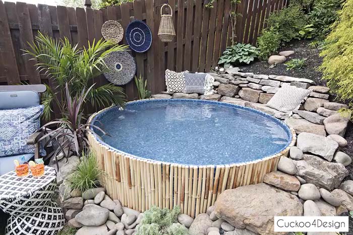 Bamboo-Walled Paradise #stocktankpool #diystocktankpool #decorhomeideas